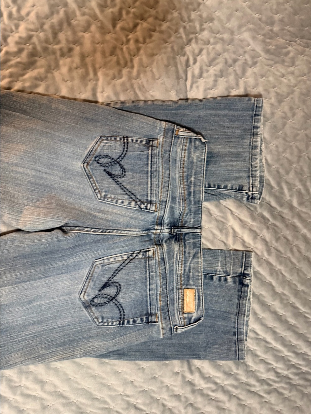 refuge bootcut Light Blue Jeans 7R #48 - Picture 6 of 13
